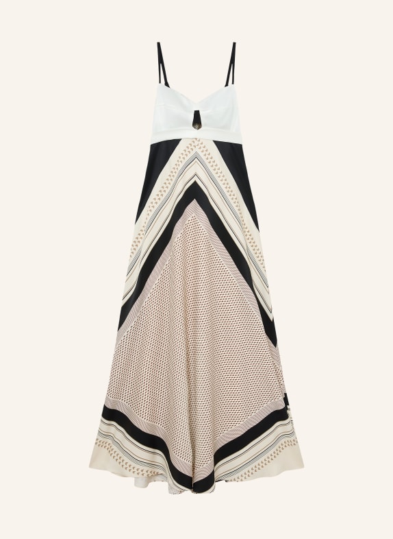 REISS Kleid MYRA ECRU / BEIGE / SCHWARZ