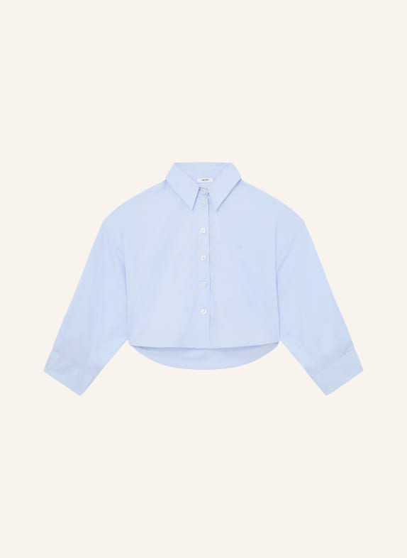 REISS Hemdbluse SOLENGE mit 3/4-Arm HELLBLAU