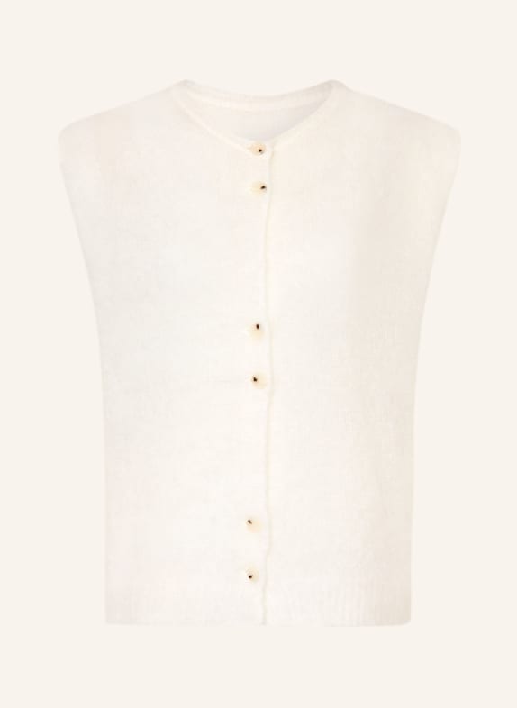 black palms Gebreid vest AYA WIT