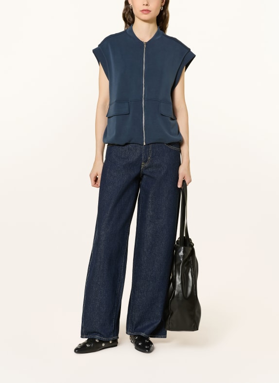 Y.A.S. Sweatweste DUNKELBLAU