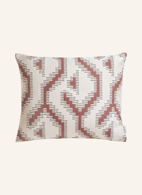 ROHLEDER Sierkussen MÄANDER met verenvulling BEIGE / BRUIN / ZWART