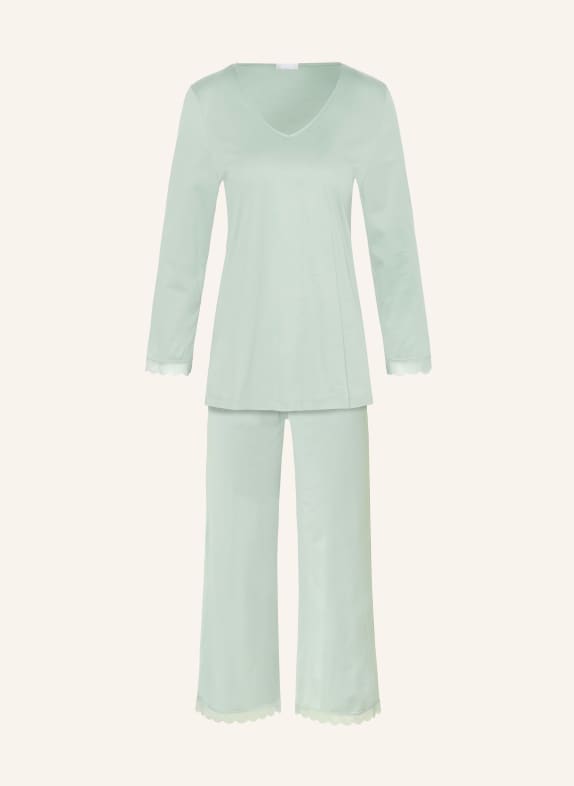 HANRO 7/8-Schlafanzug INAYA mit 3/4-Arm MINT