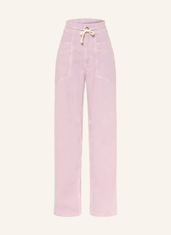 ba&sh Wide Leg Jeans FIMA PURPLE LAVENDER