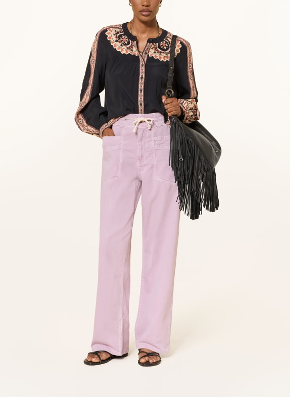 ba&sh Blugi cu croi larg FIMA PURPLE LAVENDER