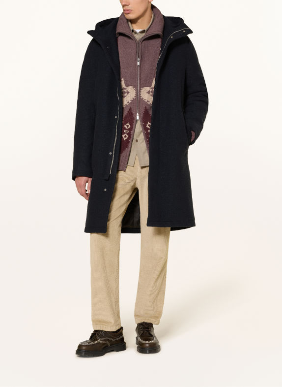 DRYKORN Wollen jas NAUKANO DONKERBLAUW