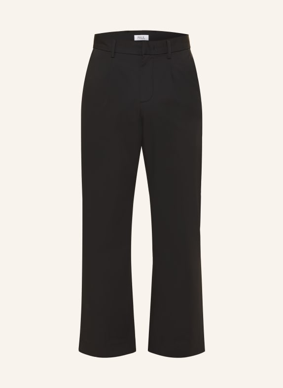 PAUL Chino met normale pasvorm ZWART