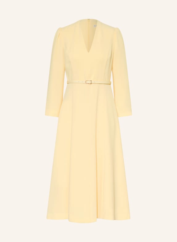 Phase Eight Jurk DANIELLE met 3/4-mouwen LICHTGEEL