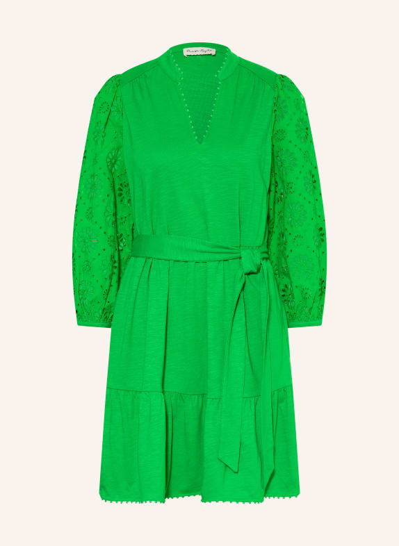 Phase Eight Jurk FLORIE in gemengde stoffen met 3/4-mouwen GROEN