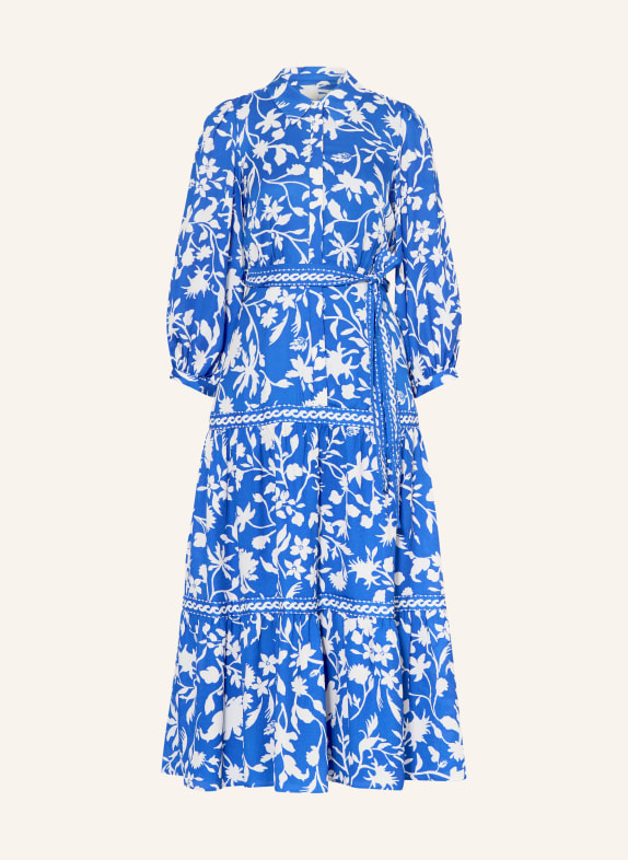 Phase Eight Overhemdjurk CORALIE met 3/4-mouwen BLAUW / WIT