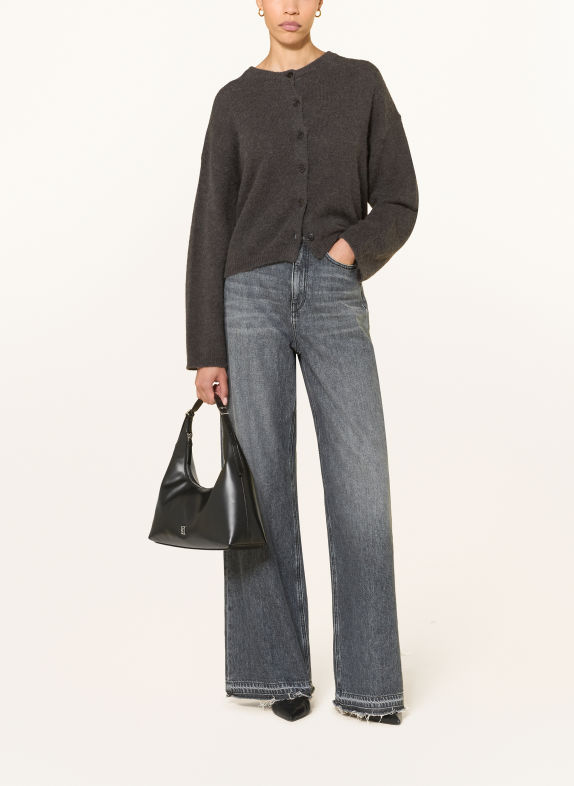 DRYKORN MARWENI Cardigan with Alpaca DARK GRAY