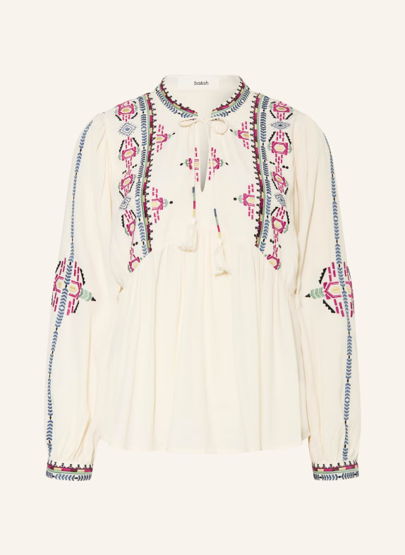 ba&sh Blusenshirt TILT CREME / PINK / HELLGRÜN
