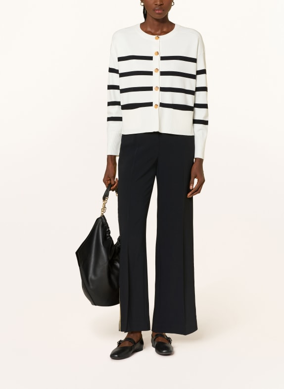 HOBBS Vest MEGAN WIT / DONKERBLAUW