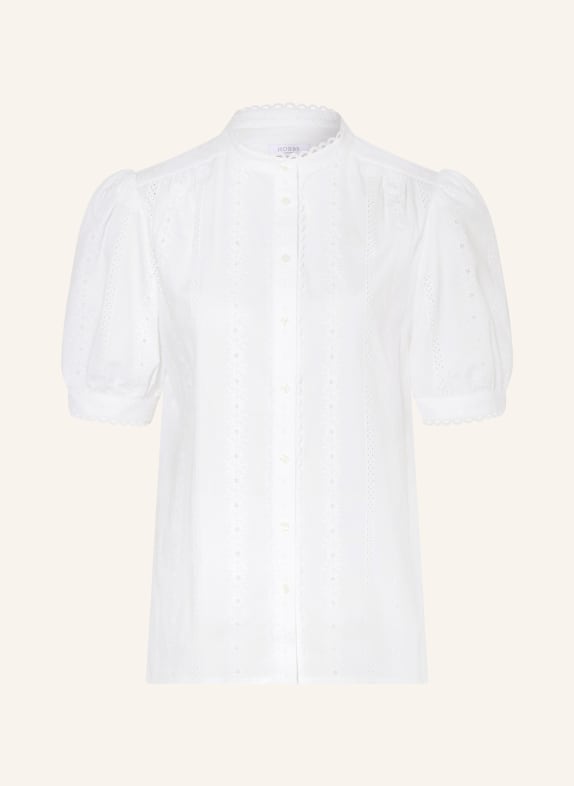HOBBS Bluzka z koronką SAWYER BIAŁY
