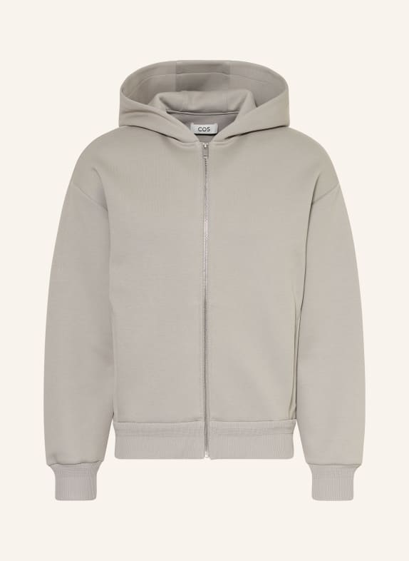 COS Sweatshirt jacket LIGHT GRAY