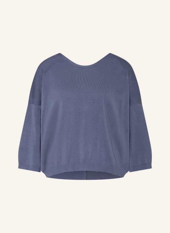 ba&sh Strickjacke BRAHA mit 3/4-Arm BLAU