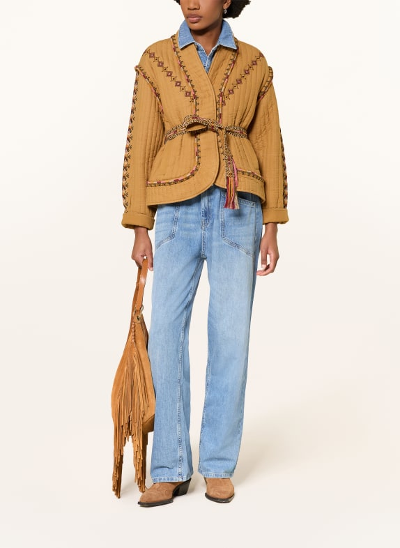 ba&sh Jacke COCOON COGNAC / DUNKELROT / KHAKI