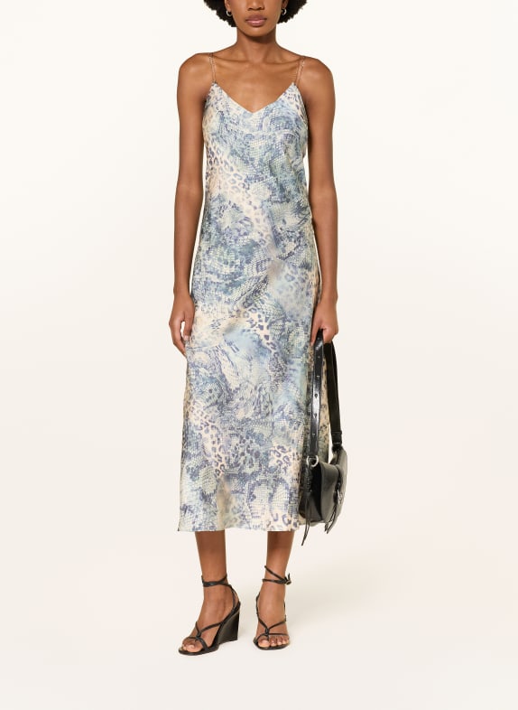 ba&sh Cocktailkleid CATELINA DUNKELBLAU / ECRU / PETROL