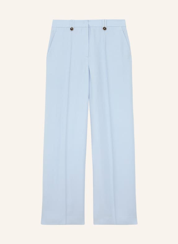 REISS MAGDA wide-leg pants LIGHT BLUE