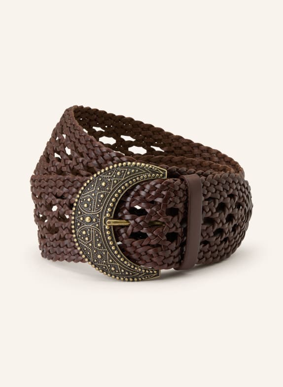 ba&sh Flechtgürtel BALMY DUNKELBRAUN / GOLD
