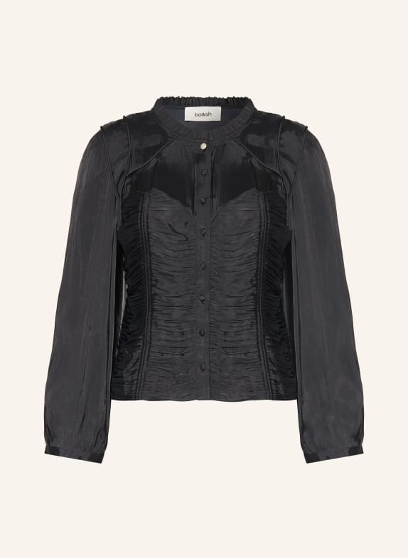 ba&sh Satinbluse CIMILA SCHWARZ