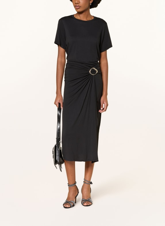 ba&sh Jerseykleid GALTEA SCHWARZ