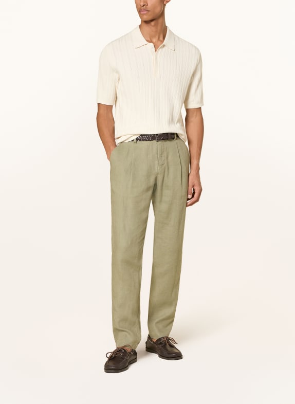 Marc O'Polo Strick-Poloshirt CREME