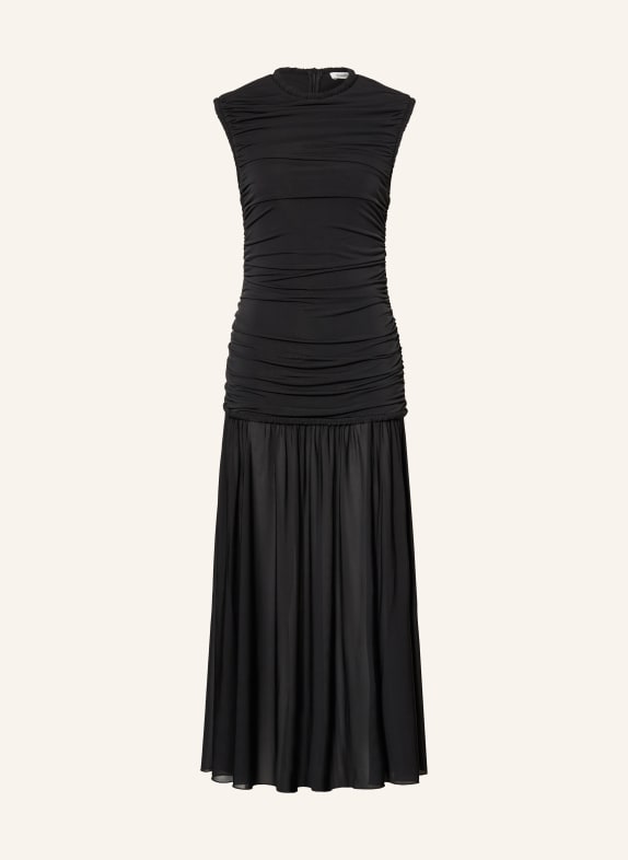 SANDRO Jerseykleid SCHWARZ