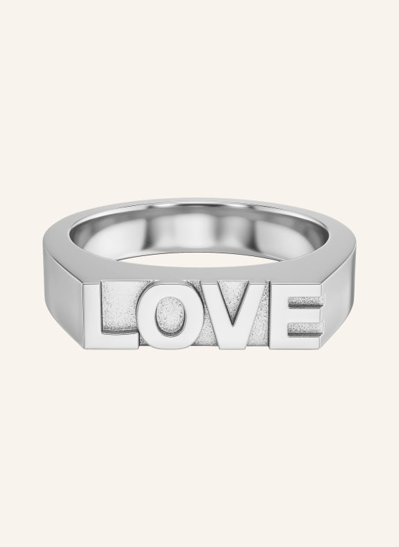 EDBLAD Ring LOVE SIGNET SILBER