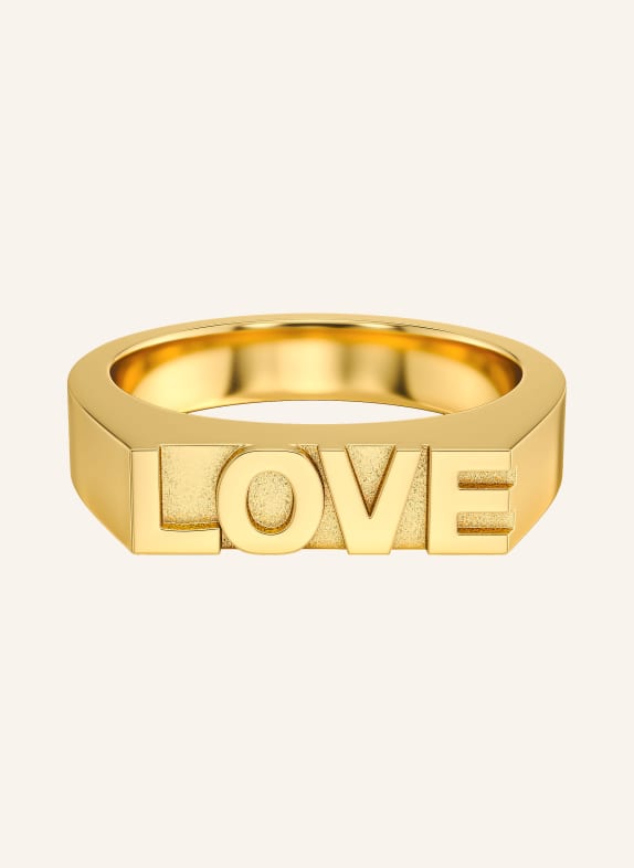EDBLAD Ring LOVE SIGNET GOLD