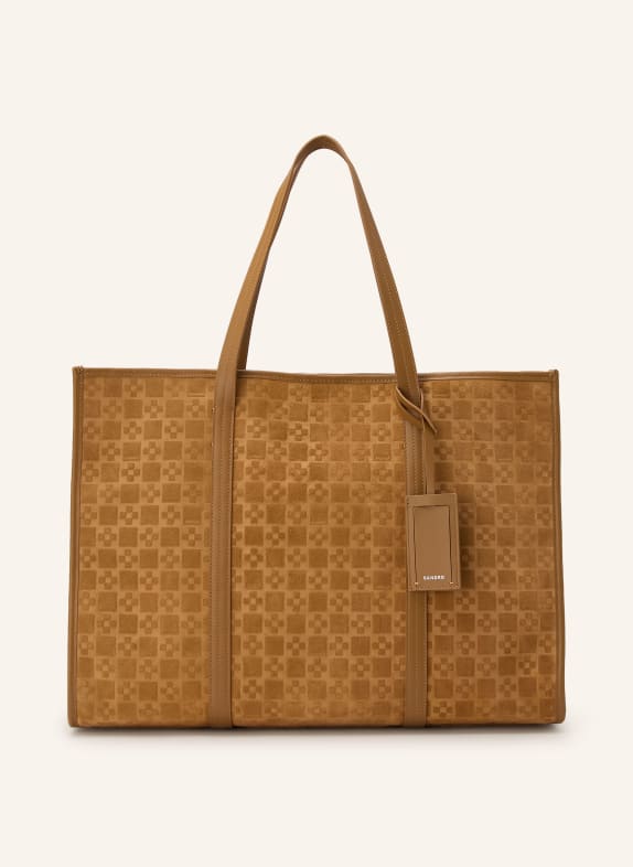 SANDRO Shopper mit Pouch CAMEL