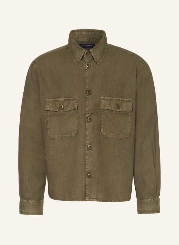 ALLSAINTS Hemd STRAND Relaxed Fit KHAKI