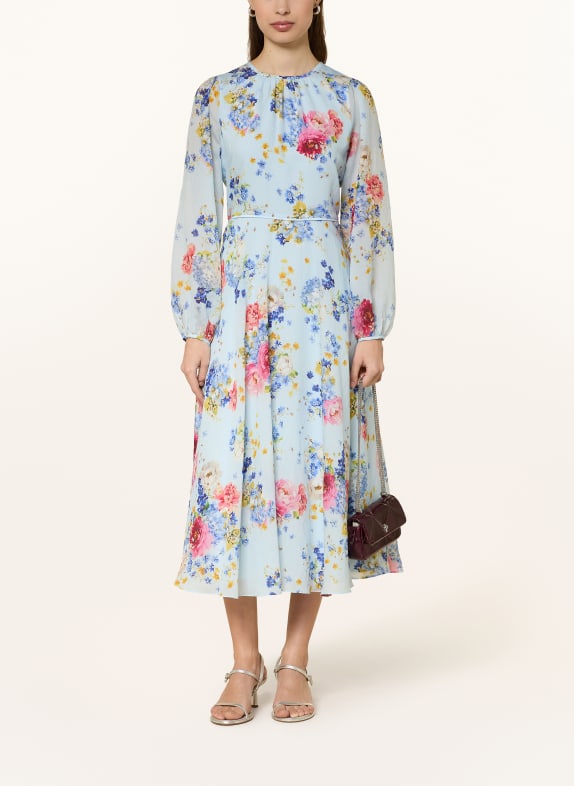 HOBBS Sukienka CONSTANCE JASNONIEBIESKI / RÓŻOWY / ŻÓŁTY