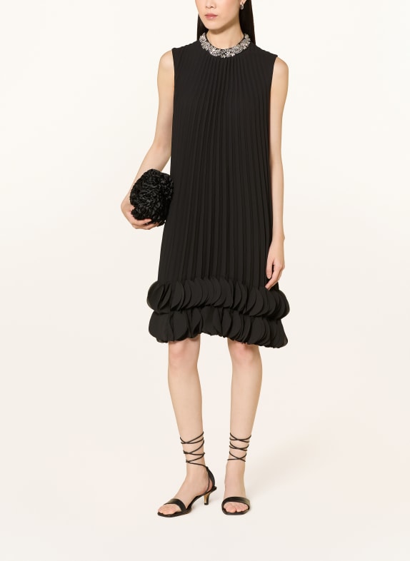 Joseph Ribkoff SIGNATURE Cocktailkleid mit Schmucksteinen SCHWARZ / SILBER