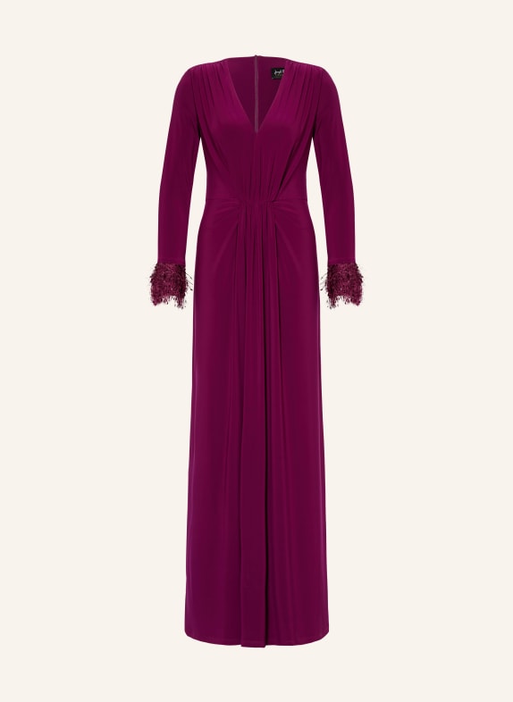 Joseph Ribkoff SIGNATURE Robe de soirée à paillettes FUCHSIA