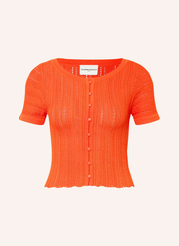 CLAUDIE PIERLOT Strickshirt ORANGE