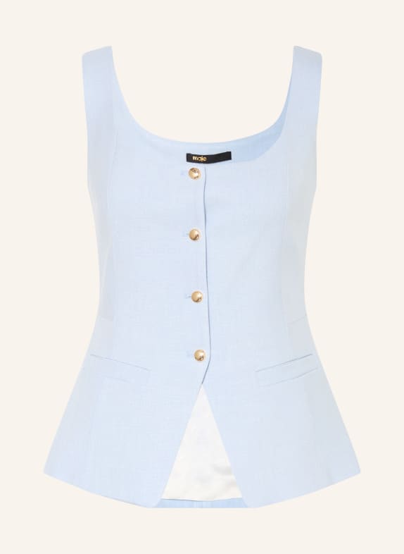 maje Blazerweste HELLBLAU