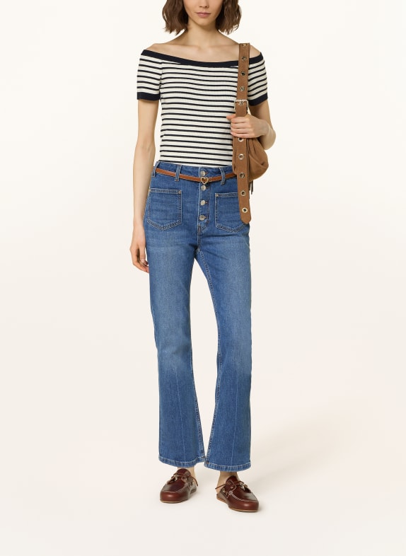 maje Dżinsy z rozszerzanymi nogawkami 0201 BLUE