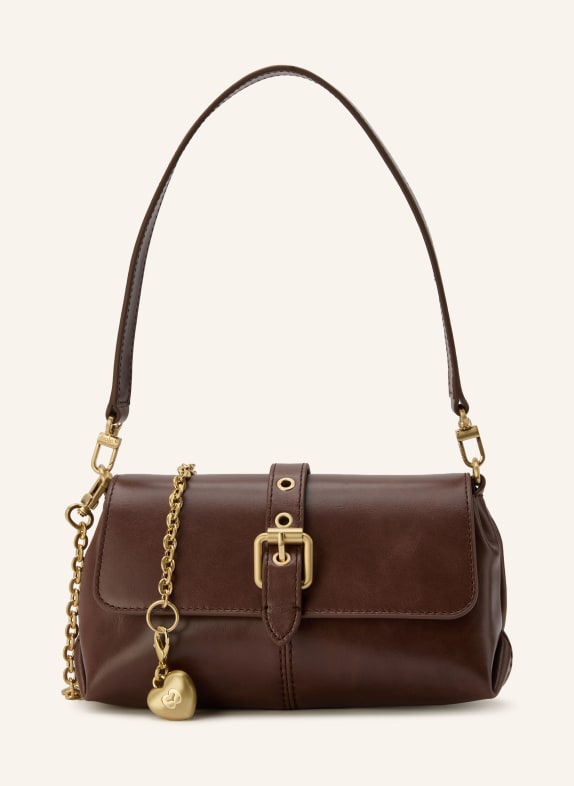maje Schultertasche BRAUN / GOLD
