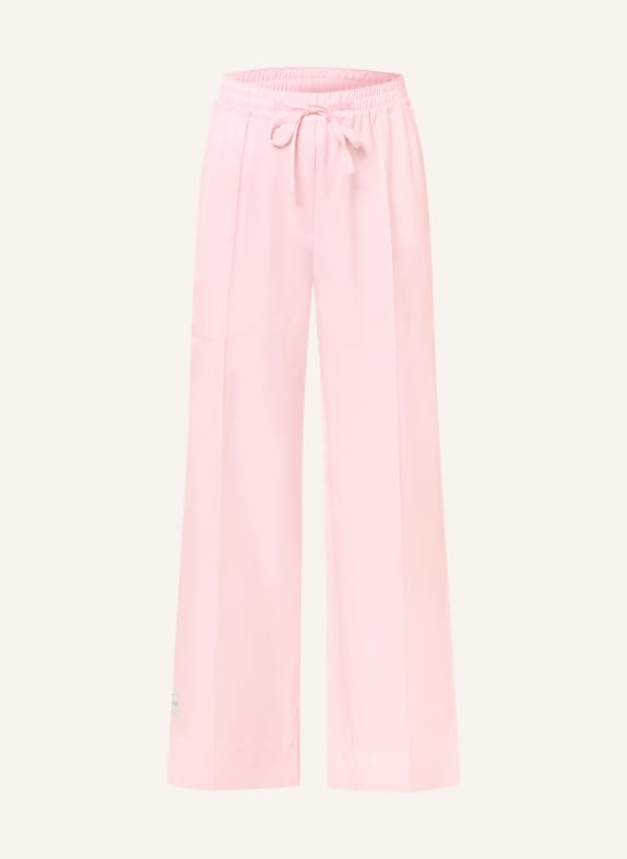 SANDRO Marlenehose aus Satin HELLROSA
