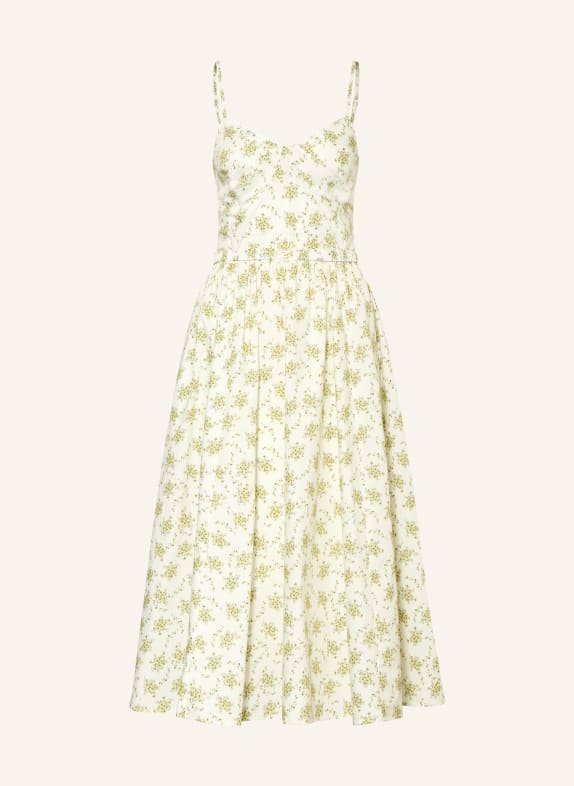 SANDRO Kleid CREME / HELLGELB / HELLGRÜN