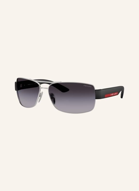 PRADA LINEA ROSSA Zonnebril PS B52S ZILVER/GRIJS VERLOOP