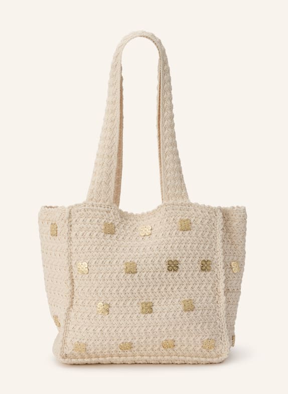 SANDRO Shopper CREME / GOLD