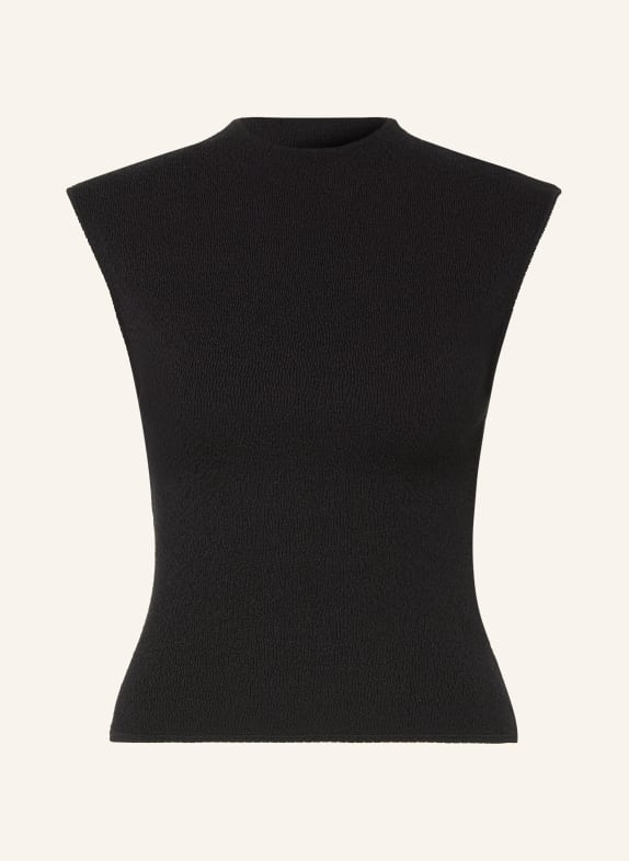 CLAUDIE PIERLOT Stricktop SCHWARZ