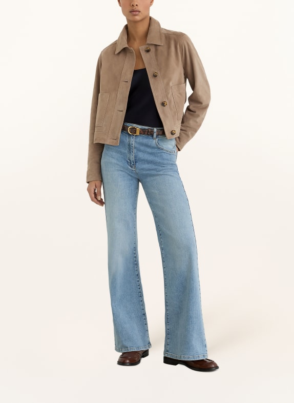 REISS Leren jas SONNY LICHTBRUIN