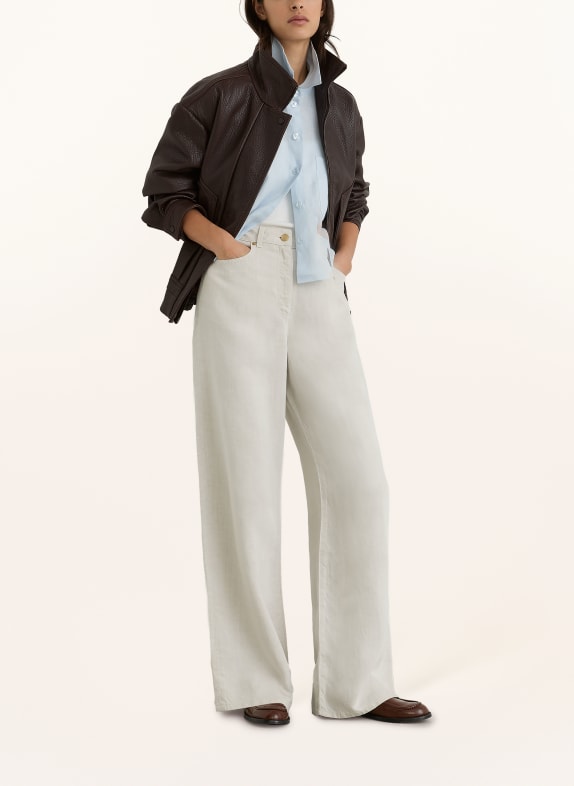 REISS Marlene-broek CARMEN met linnen ECRU