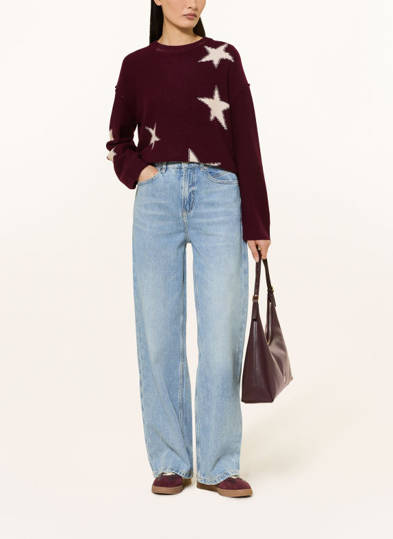 Princess GOES HOLLYWOOD Sweater DARK RED / ECRU