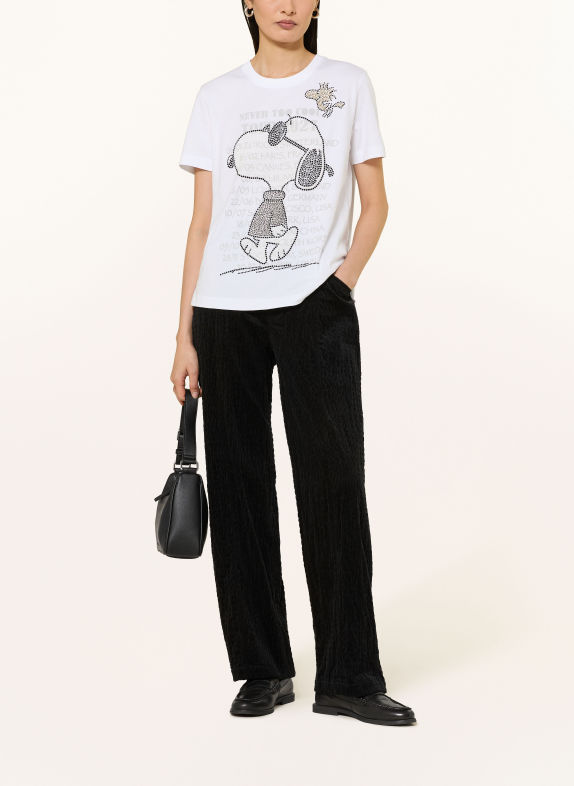 Princess GOES HOLLYWOOD T-shirt with rhinestones WHITE / GRAY / BLACK