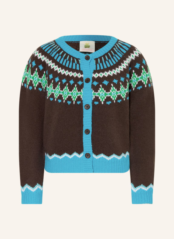 Princess GOES HOLLYWOOD vest MARRON FONCÉ / GROEN / BLAUW
