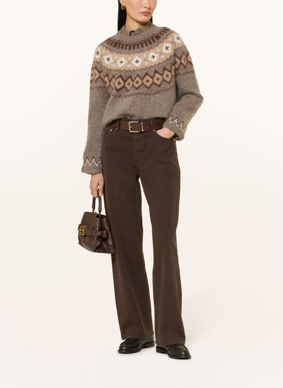 Princess GOES HOLLYWOOD pull TAUPE / CHAMEAU / MARRON FONCÉ