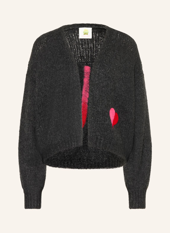 Princess GOES HOLLYWOOD gebreide hoes DONKERGRIJS / ROZE / ROOD